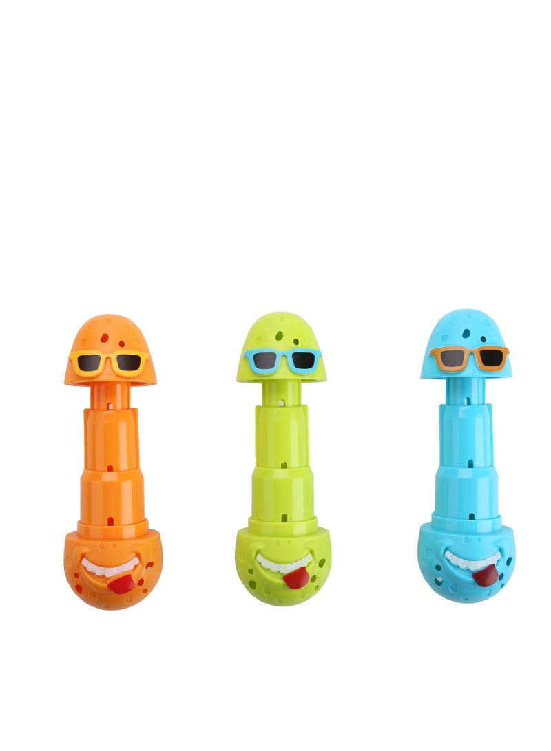 SYOSI Swimming Diving Pool Egg Sticks Toys, Summer Underwater Sinking Pool Toys for Kids 3pcs Dive Clown Eggs, Diving Sticks Pool Toys for Boys and Girls Ages 8-12 (Clown Egg) - Image 1