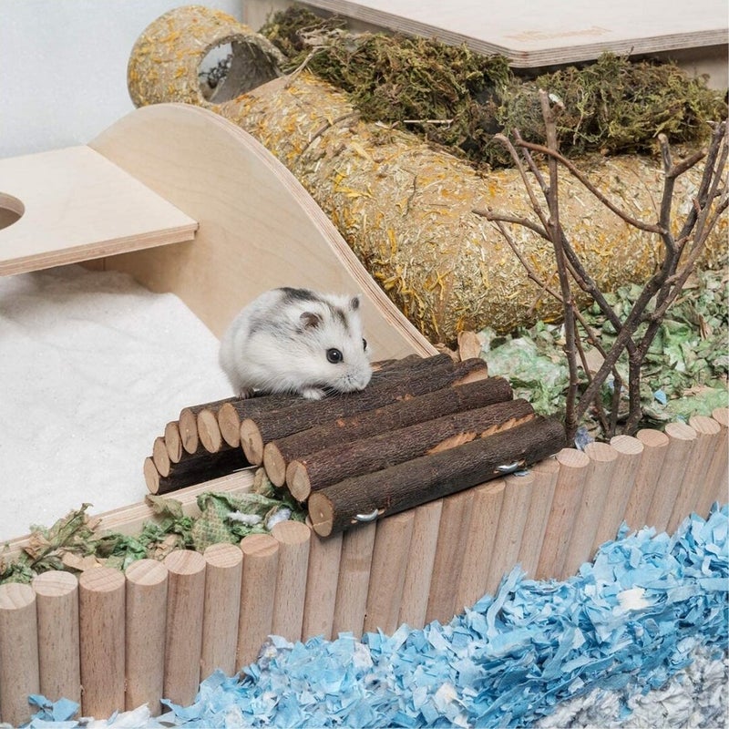 Natural Wooden Hamster Mouse Rat Rodents Toy