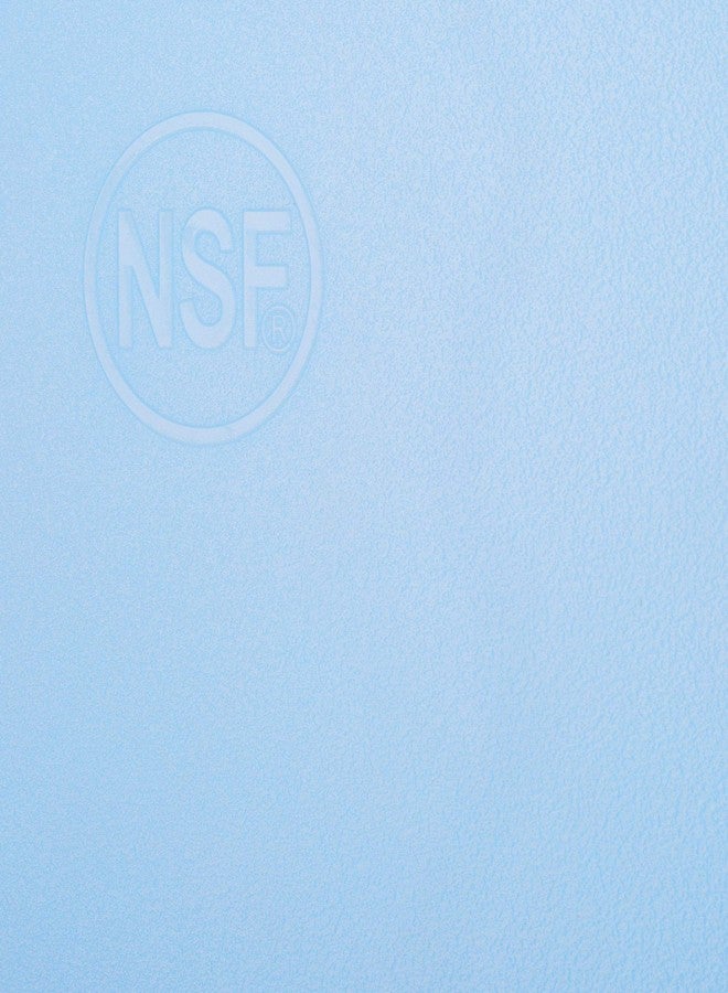 Thirteen Chefs Commercial Blue Cutting Board - 20 x 15 Extra Large for Fish, Seafood and Shellfish, 1/2" Thick HDPE Plastic NSF Approved for Restaurants - Image 3