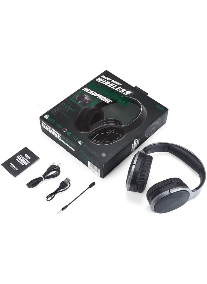 Remax Proda - Azeada PD-BH200 Wireless Bluetooth Gaming Headset with Mic for Home Office, School, Console Gaming and Immersive Music - 10 M Range - Image 1