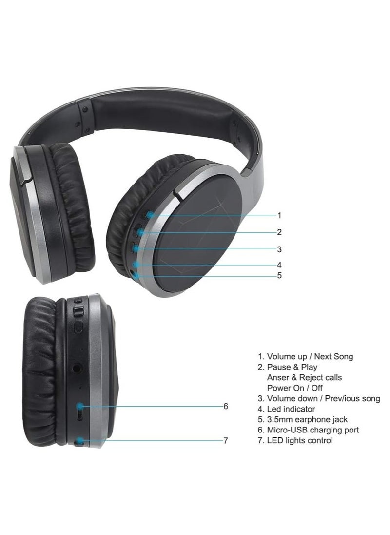Remax Proda - Azeada PD-BH200 Wireless Bluetooth Gaming Headset with Mic for Home Office, School, Console Gaming and Immersive Music - 10 M Range - Image 1