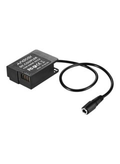 NIBEMINENT DC Coupler Power Adapter For Camera Black  - Image 1