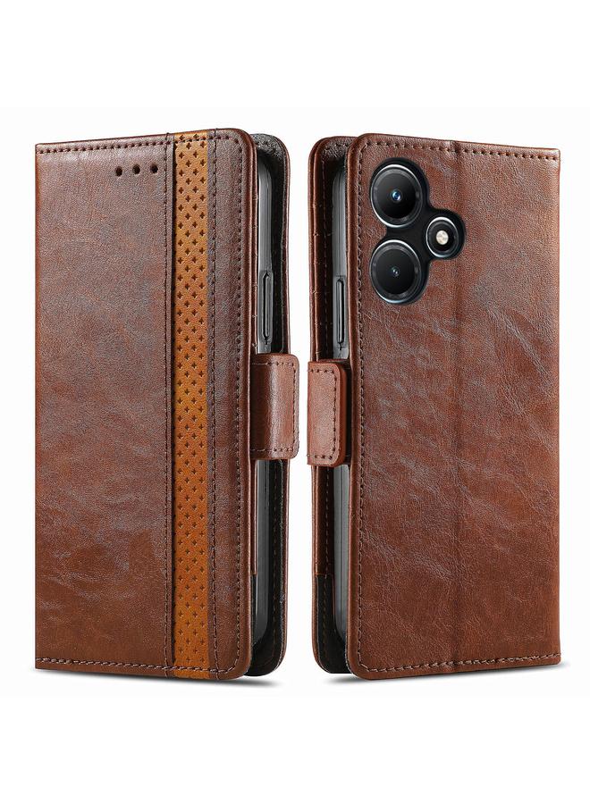 S-TOP Case For Infinix Hot 30i CaseNeo Splicing Dual Magnetic Buckle Leather Phone Case - Image 1