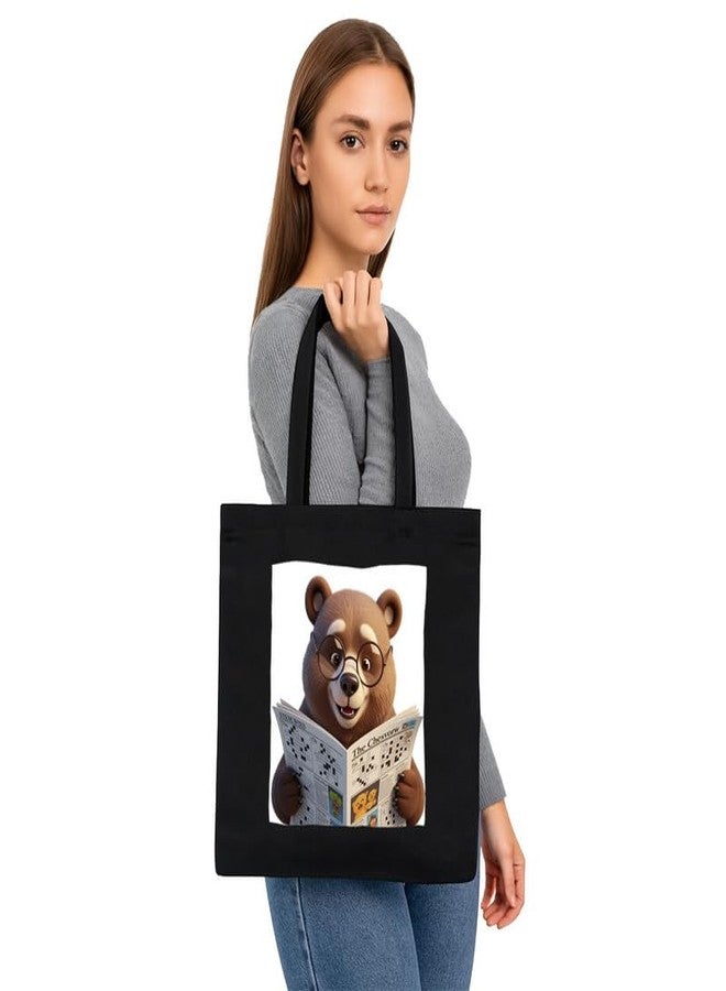 PrintingZone Printed Tote Bag For Women| Canvas Printed Tote Bag for Women with Long Handle - Image 3