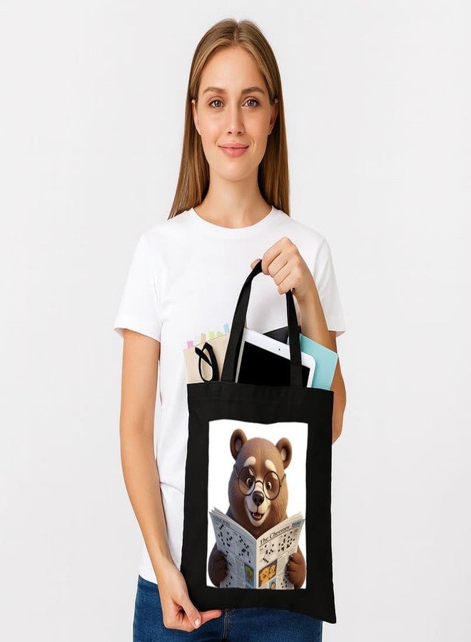 PrintingZone Printed Tote Bag For Women| Canvas Printed Tote Bag for Women with Long Handle - Image 4