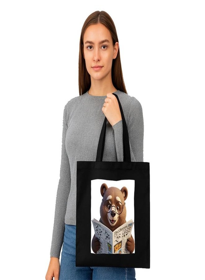 PrintingZone Printed Tote Bag For Women| Canvas Printed Tote Bag for Women with Long Handle - Image 2