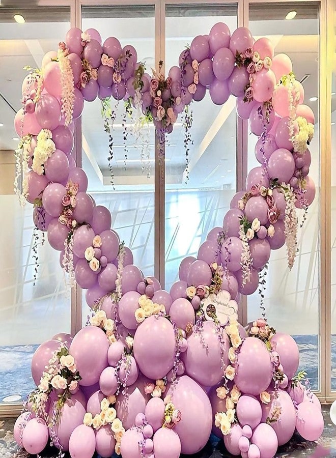 XTJWMY Heart Shaped Metal Balloon Arch Kit,6.6ft Wedding Heart Arch Backdrop Stand,with Water Bag for Proposal, Wedding, Valentine’s Day, Bridal, Birthday Party Decorations - Image 5