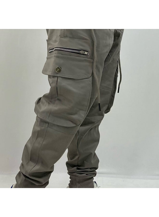 TJ's Originals PREMIUM GREY CARGO PANTS - Image 2