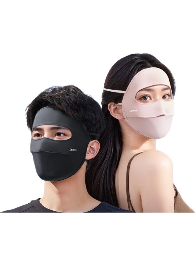 XTEP Sun Protection Full Face Mask Uv Protection Ice Silk Mask For Men And Women Summer Breathable Thin Driving Outdoor Cycling - Image 2