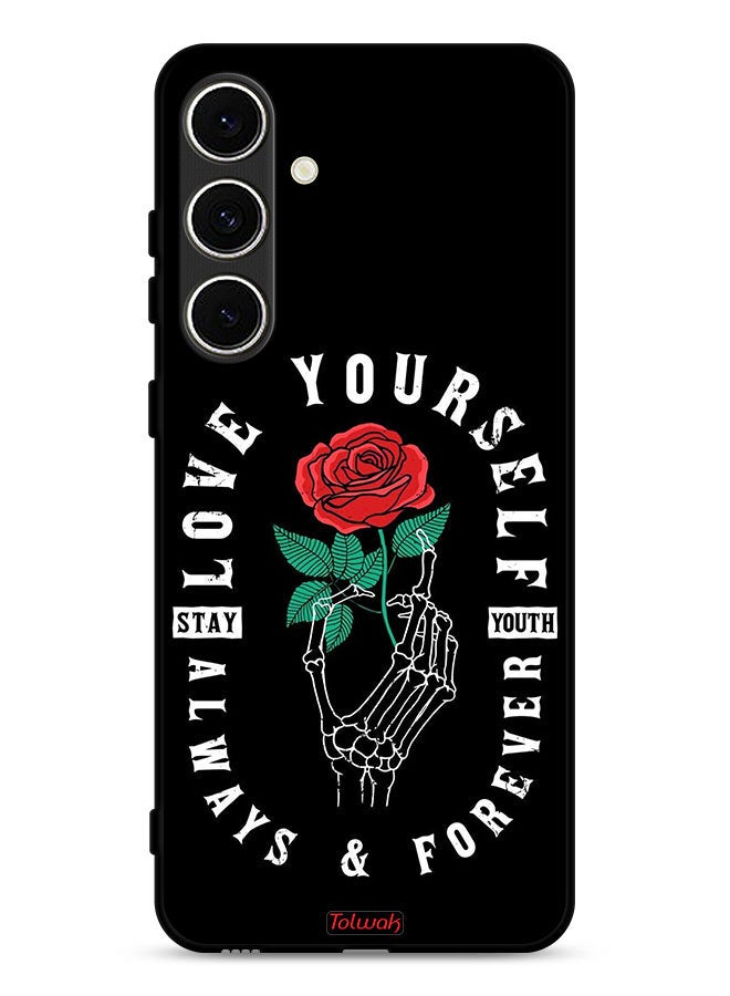 Tolwak Samsung Galaxy S24 FE 5G Protective Case Cover Love Yourself Always - Image 1