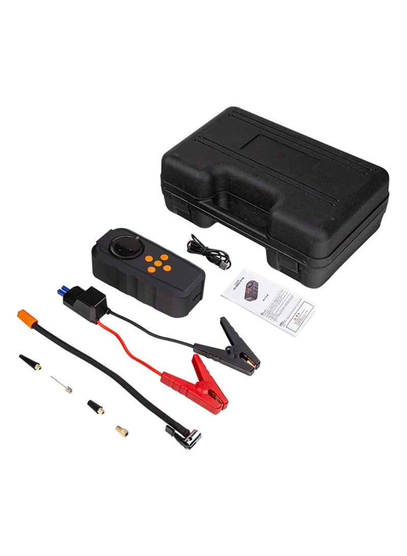 Dreamzon Jump Starter LED Full Screen Display Portable Charger 12V Jump Starter Power Pack Cordless Lightweight Jump Start Battery Pack, Quick Inflation - Image 1