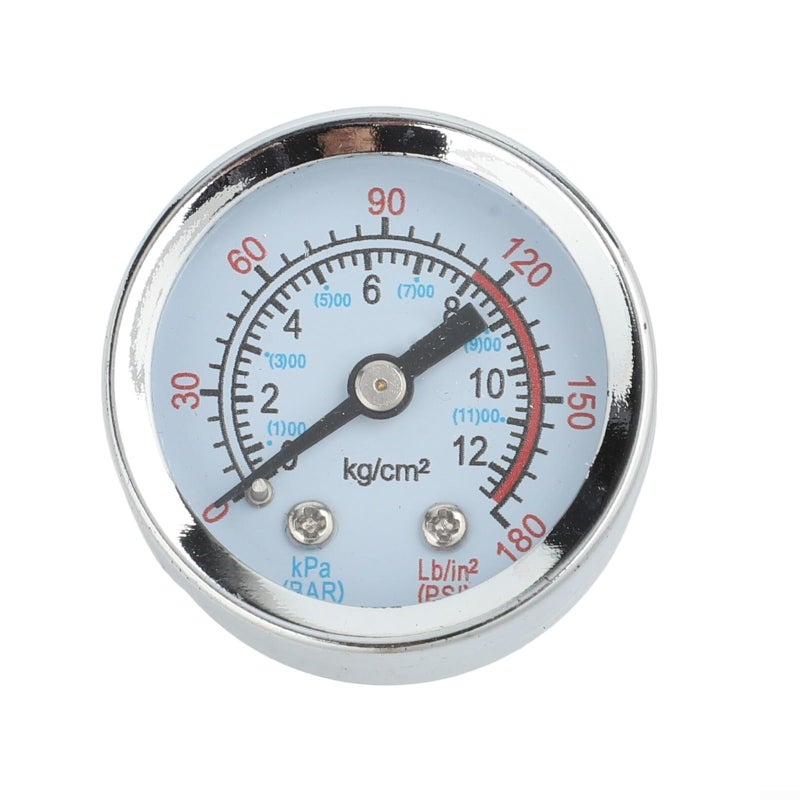 G Size Pressure Gauge 0 180 PSI Clear for Air Compressor Compatible with Y40 Y50 Models Plastic or Copper Thread - Image 2
