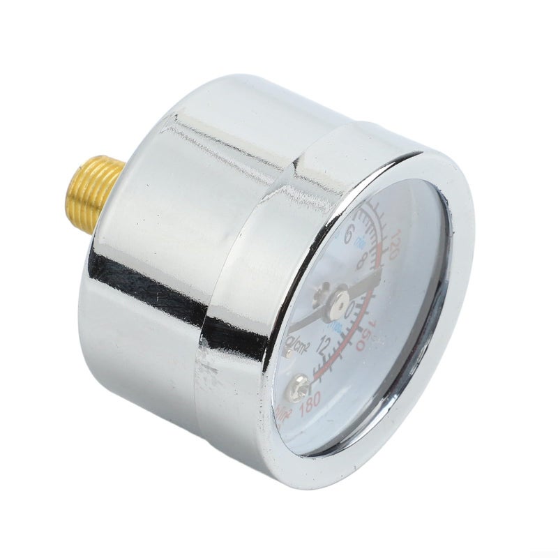 G Size Pressure Gauge 0 180 PSI Clear for Air Compressor Compatible with Y40 Y50 Models Plastic or Copper Thread - Image 3