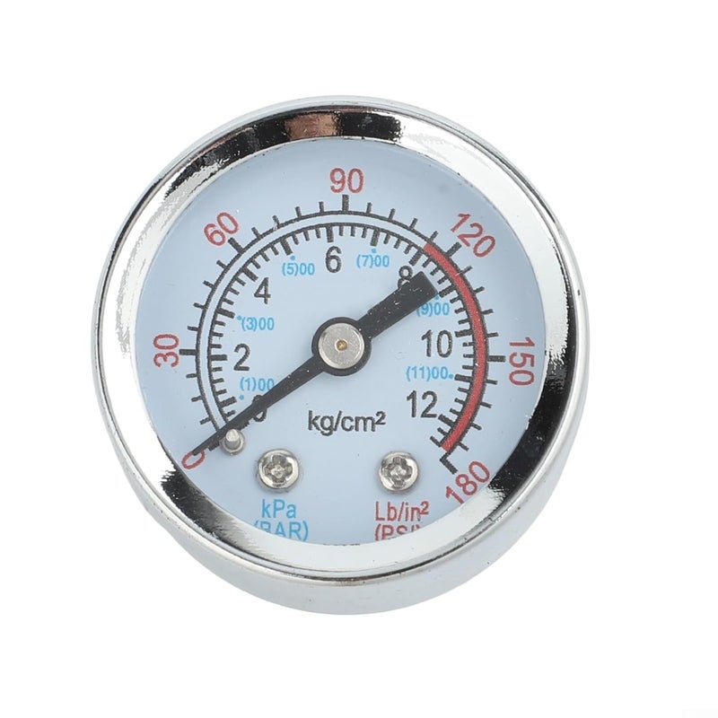 G Size Pressure Gauge 0 180 PSI Clear for Air Compressor Compatible with Y40 Y50 Models Plastic or Copper Thread - Image 1