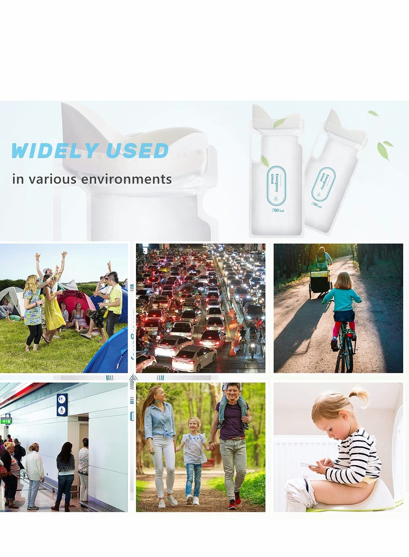 Excefore Disposable Vomit Bag, 8 Pack Camping Unisex Vomit Bag for Travel Traffic Jam Portable Vomit Bag for Men Women Children - Image 5