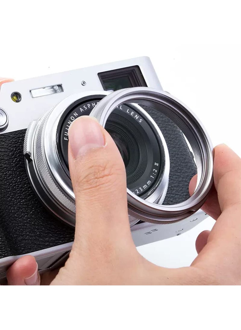 Kase Kase MCUV UV Protection Lens Filter for Fujifilm X100 Series Camera X100/X100S/X100F/X100T/X100V/X100VI - Silver Frame, Optical Glass HD Multi-Coated, Compact Camera Accessories  - Image 1