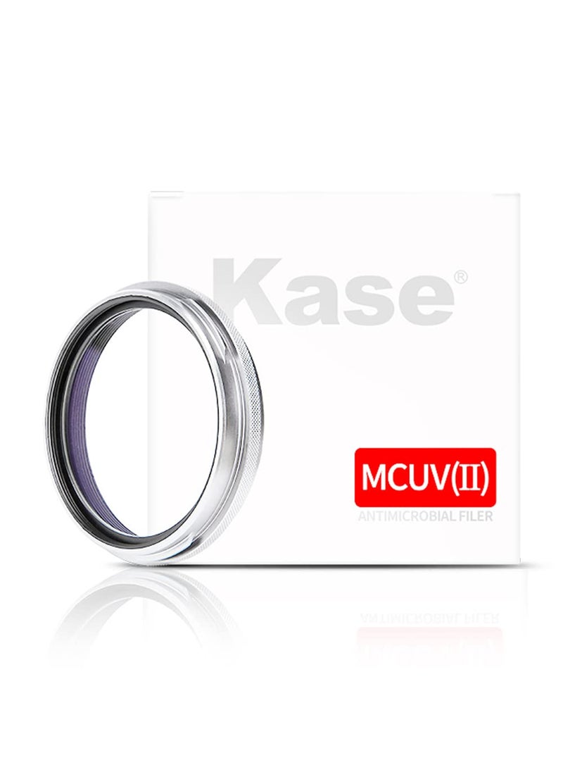 Kase Kase MCUV UV Protection Lens Filter for Fujifilm X100 Series Camera X100/X100S/X100F/X100T/X100V/X100VI - Silver Frame, Optical Glass HD Multi-Coated, Compact Camera Accessories  - Image 2