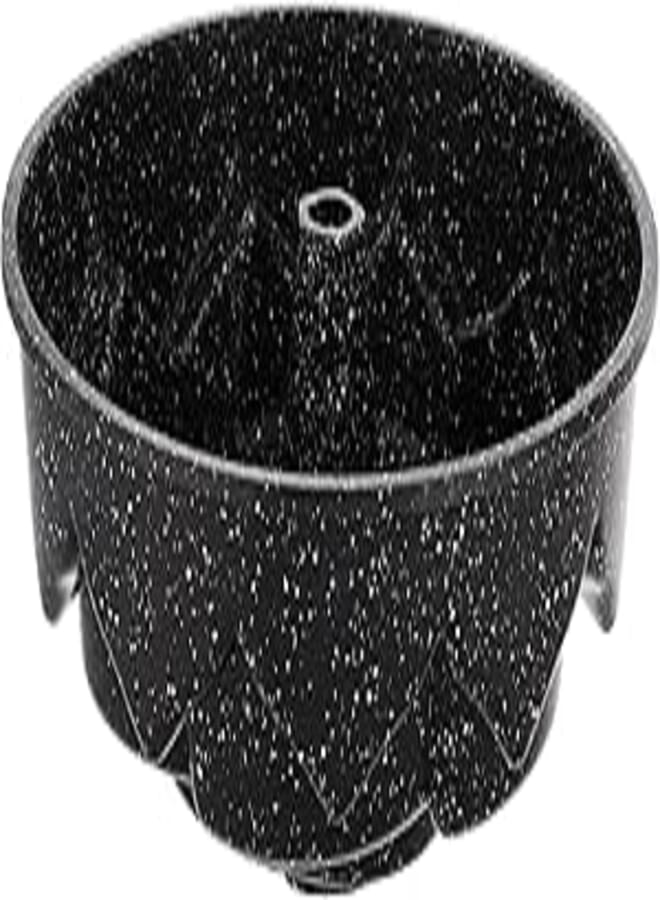 El Maleka New Ellara Turkish Granite Rose Cake Mold, Black