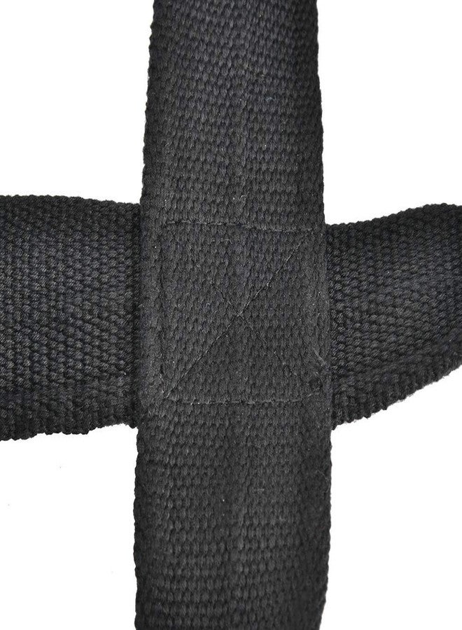 MOOCY Figure 8 Straps for Deadlift, Weight Lifting, Shrugs, and Weightlifting. Heavy Duty Cotton, Wrist Straps for Men, Women, Weight Lifting, Deadlifts - Deadlifting Straps (Black, Medium:) - Image 5