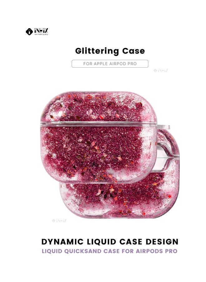 INEIX Glittering Fashion Protective Case Cover For Apple AirPods Pink - Image 1