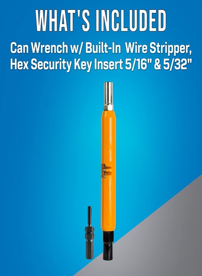 جونارد تولز طقم مفتاح ربط سداسي مقاوم للصدمات من جونارد تولز M-216CKIT، بمقابس سداسية 7/16 بوصة و3/8 بوصة، ومقبض مريح، وأداة تجريد أسلاك مدمجة 22 AWG + مفتاح أمان سداسي 5/16 بوصة و5/32 بوصة - Image 3