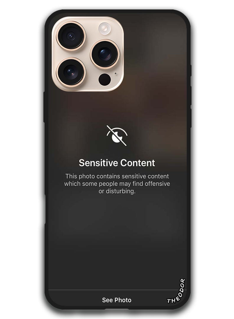 Theodor غطاء واقي مضاد للخدش وصدمات مع حواف لجهاز آيفون 16 برو ماكس (6.9) بوصة - Image 1