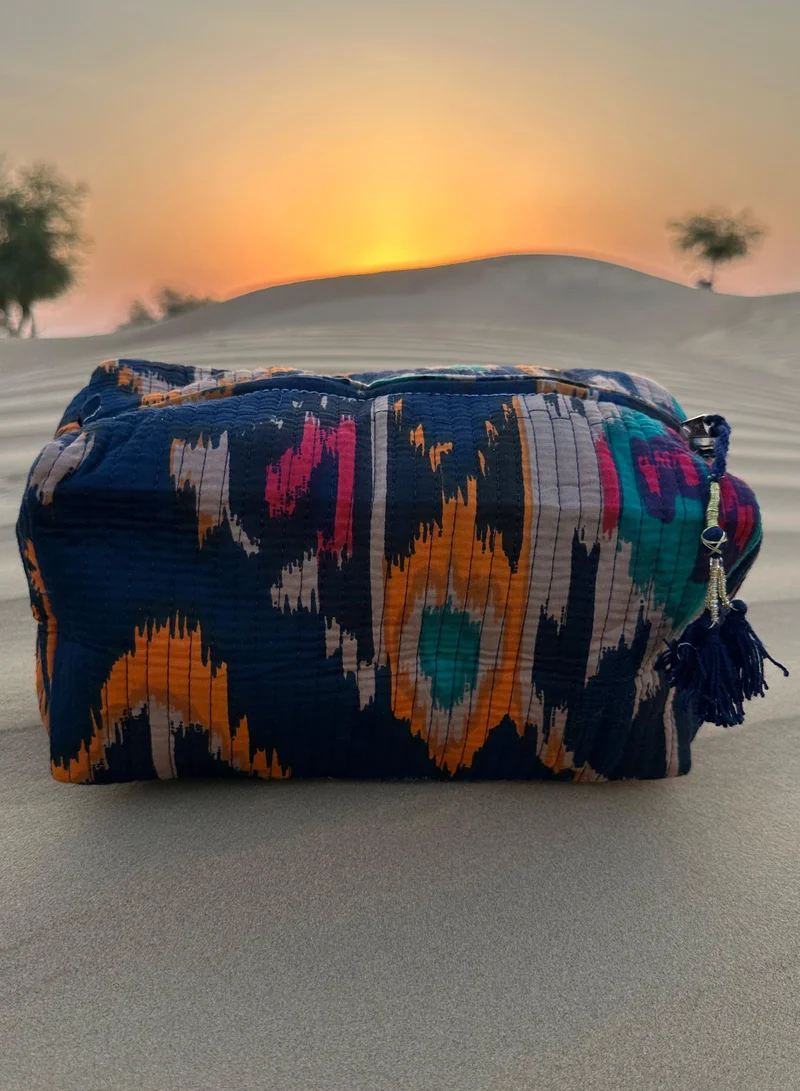 Tohfa Luxe Tohfa Luxe Naza Handmade Block Printed Pouch