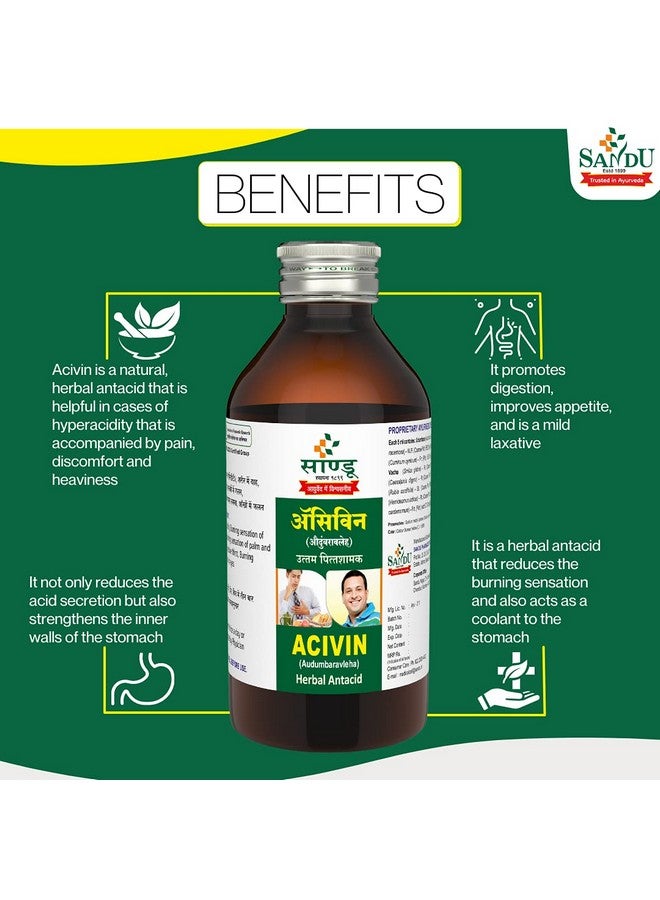 SANDU Ayurvedic Acivin (200 Ml) - Syrup - Image 4
