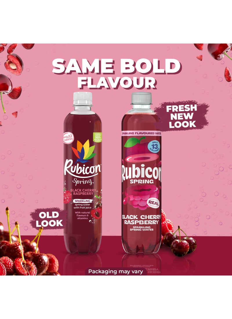 Rubicon مياه الينابيع الفوارة مع فواكه حقيقية الكرز الأسود والتوت - Image 2