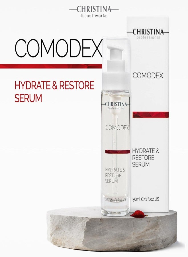 -CHRISTINA- Christina Comodex Hydrate & Restore Serum with Hyaluronic Acid - 30ml - Facial Hydrating Serum to Regenerate & Rejuvenate - For Dehydrated Oily, Open Pores, Combination, & Nomal Skin - Image 5