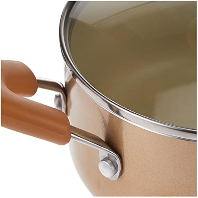 ماير طقم قدور صلصة من الألومنيوم غير لاصقة من قطعتين، كريمة My16863 - Image 5
