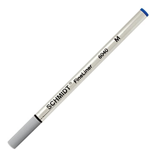 Schmidt 6040 Fineliner Spring Loaded Refill 1.0mm, Blue, 2 Pack Blister (SC58118) | German-Made for Smooth, Vibrant Writing | Compatible with Monteverde USA, Conklin, Faber-Castell, and More - Image 4