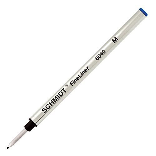 Schmidt 6040 Fineliner Spring Loaded Refill 1.0mm, Blue, 2 Pack Blister (SC58118) | German-Made for Smooth, Vibrant Writing | Compatible with Monteverde USA, Conklin, Faber-Castell, and More - Image 3