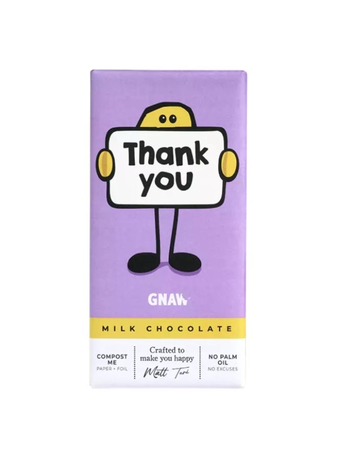 Chocolate Bar, Thank you - 80g, UK