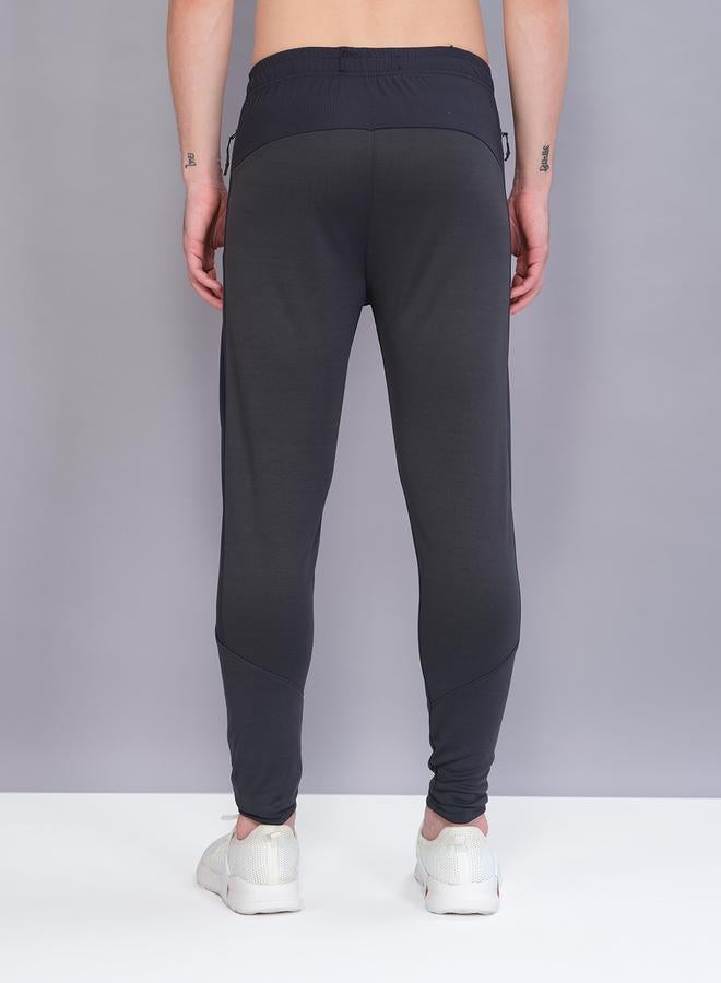 Technosport Color Block Elasticated Waistband Track Pants - Image 3