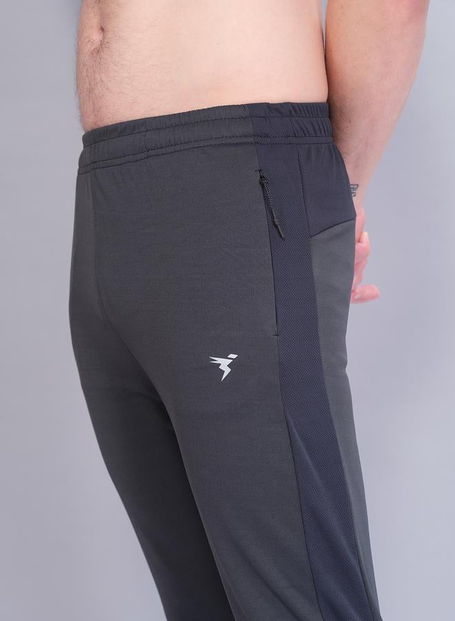 Technosport Color Block Elasticated Waistband Track Pants - Image 4