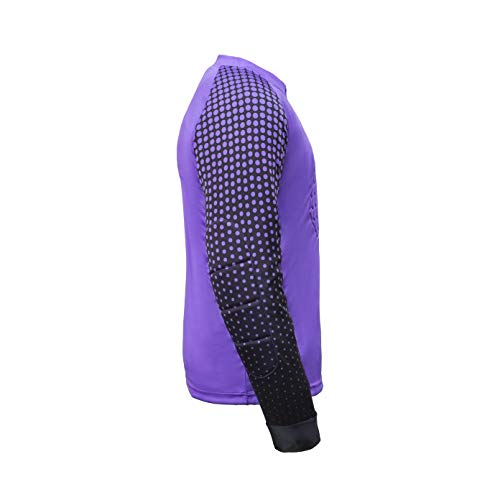 Total Soccer Factory Soccer Goalie Jersey (Purple, YM (Chest 30-32")) - Image 5