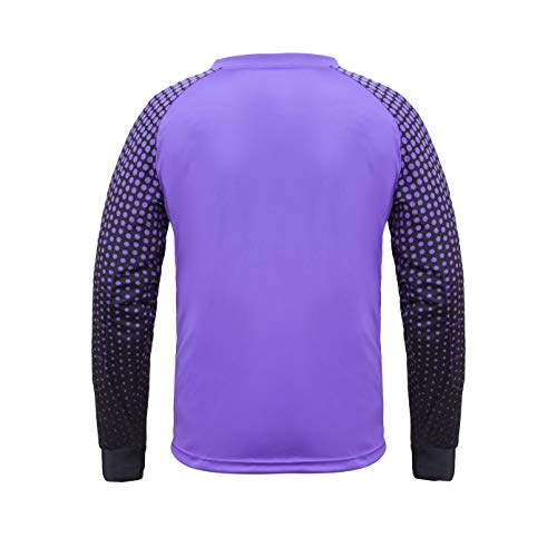 Total Soccer Factory Soccer Goalie Jersey (Purple, YM (Chest 30-32")) - Image 4