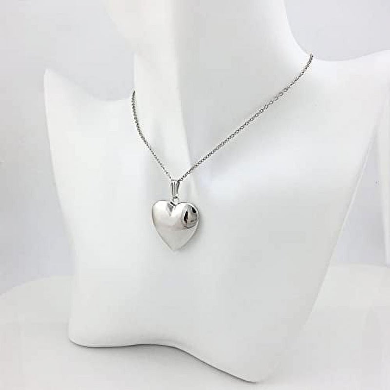 Love Heart Locket Necklace That Holds Pictures Polished Lockets Necklaces Birthday Gifts for Girls Boys - Image 5