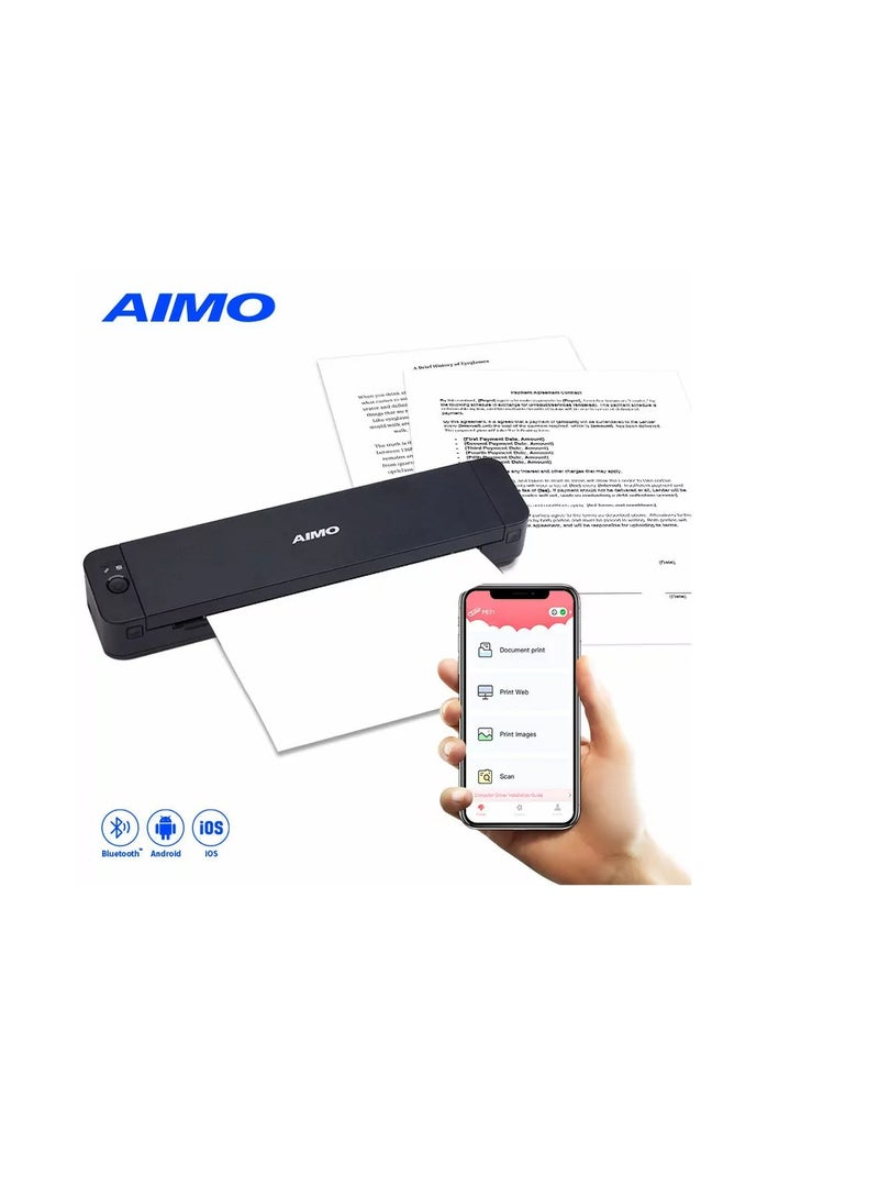 AIMO P832 PORTABLE A4 THERMAL TRANSFER PRINTER - Image 2