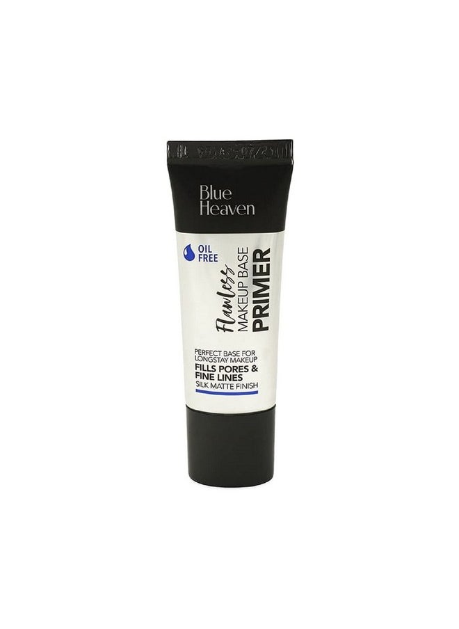 Blue Heaven - Flawless Makeup Base Primer | Smooth & Long-Lasting Base | Pores & Fine Lines Minimizer Primer For Face Makeup | Silk Matte Finish | Non-Greasy And Oil-Free | Silicon Gel-Based Infused With Aloe Extracts | 16Ml - Image 1