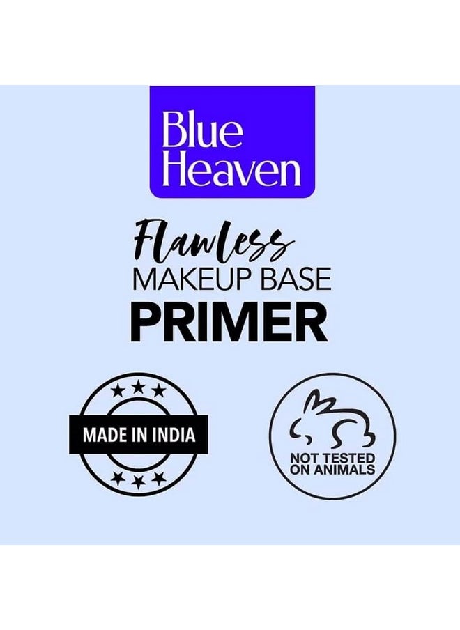 Blue Heaven - Flawless Makeup Base Primer | Smooth & Long-Lasting Base | Pores & Fine Lines Minimizer Primer For Face Makeup | Silk Matte Finish | Non-Greasy And Oil-Free | Silicon Gel-Based Infused With Aloe Extracts | 16Ml - Image 1