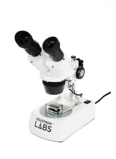 Celestron Labs Stereo Microscope – 10-60x Magnification – Upper and Lower LED Illumination – Includes 2 Viewing Plates and 4 Specimen Blocks  - Image 5