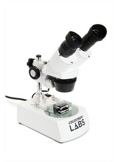 Celestron Labs Stereo Microscope – 10-60x Magnification – Upper and Lower LED Illumination – Includes 2 Viewing Plates and 4 Specimen Blocks  - Image 2