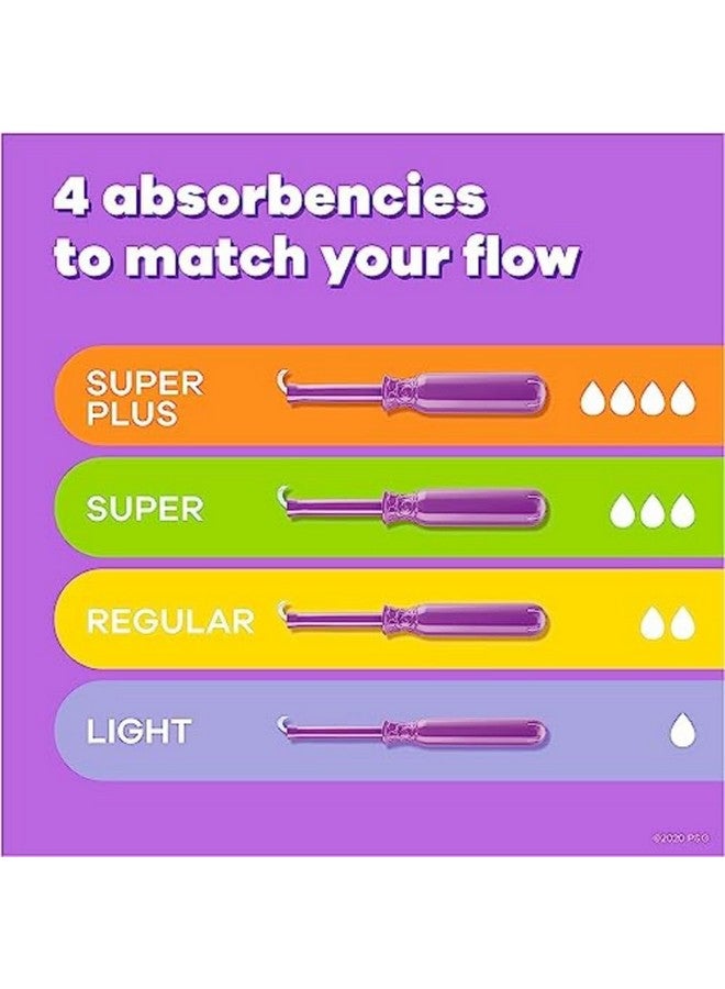 Tampax Tampax Radiant Tampons Multipack With Leakguard Braid, Regular/Super Absorbency, With Leakguard Braid, Unscented, 28 Count  - Image 2