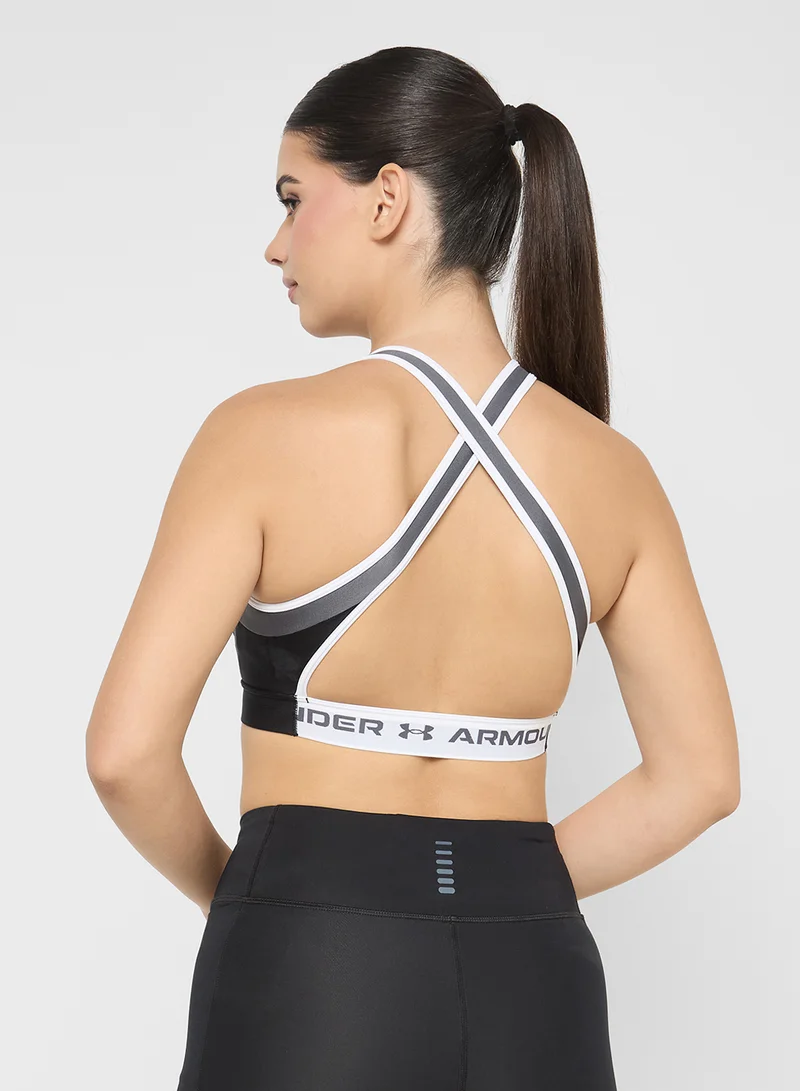 UNDER ARMOUR Crossback Mid Support Open Back Bra