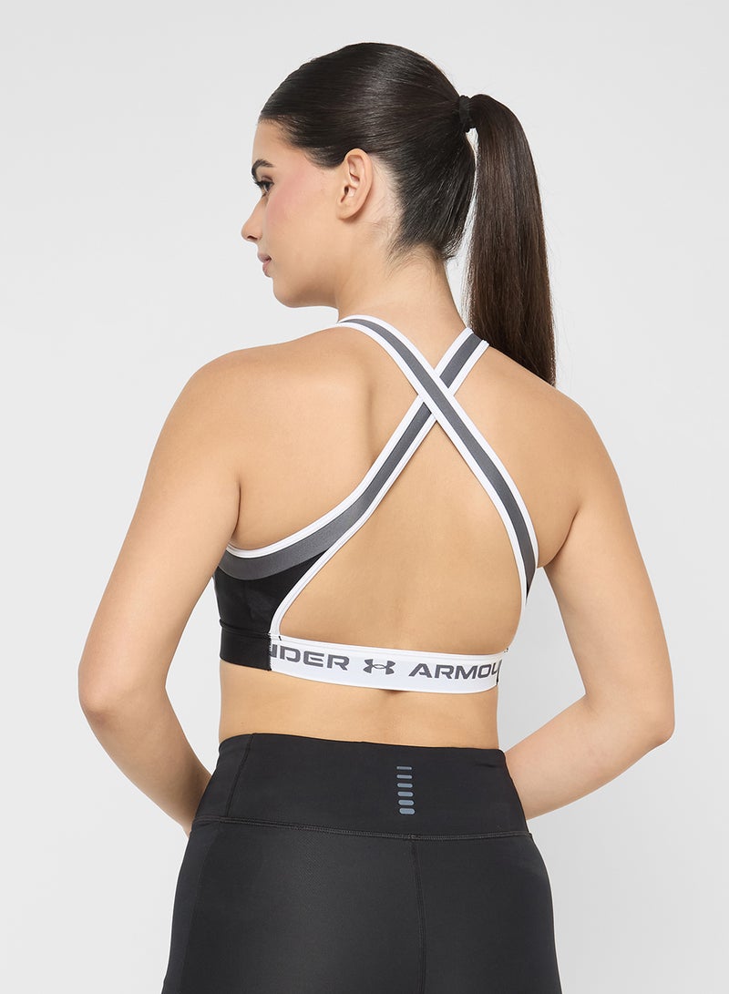 UNDER ARMOUR Crossback Mid Support Open Back Bra  - Image 1