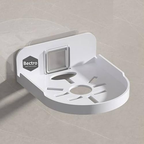 Bectro Screw-Less L-Type Wall Mount Holder for Smart CCTV Cameras | Stand with Heavy-Duty Wall Mount Sticker | Universal use for 360 Robo, Cube, Dome & PT Camera for Home/Office (Pack of 1) - Image 1