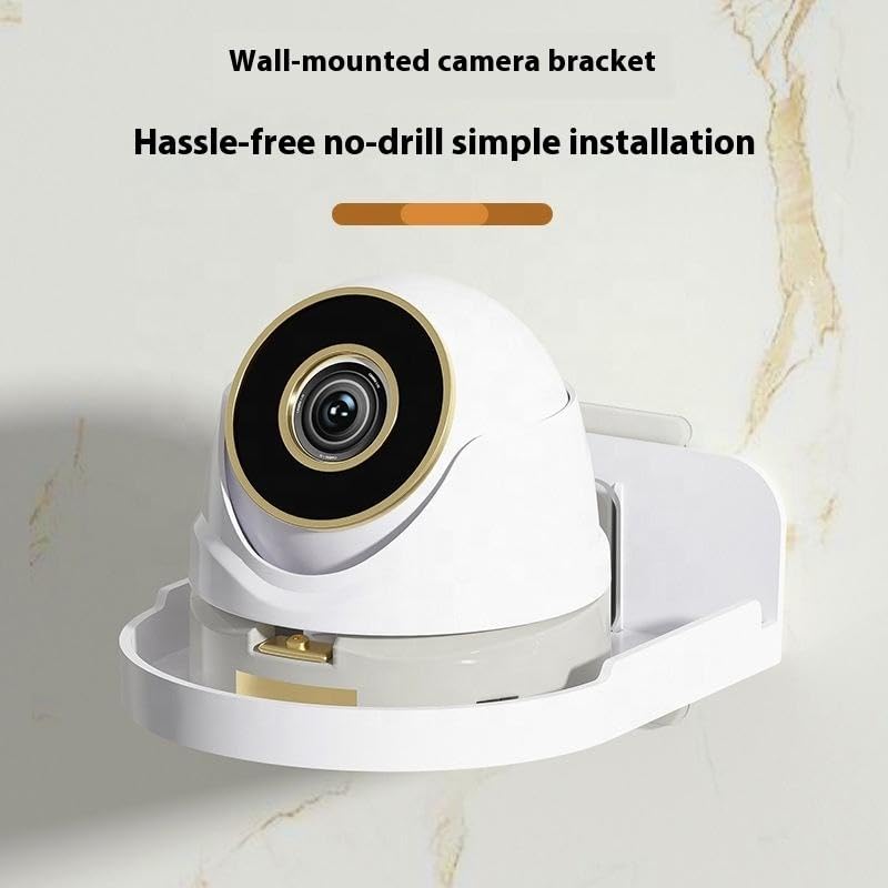 Bectro Screw-Less L-Type Wall Mount Holder for Smart CCTV Cameras | Stand with Heavy-Duty Wall Mount Sticker | Universal use for 360 Robo, Cube, Dome & PT Camera for Home/Office (Pack of 1) - Image 5