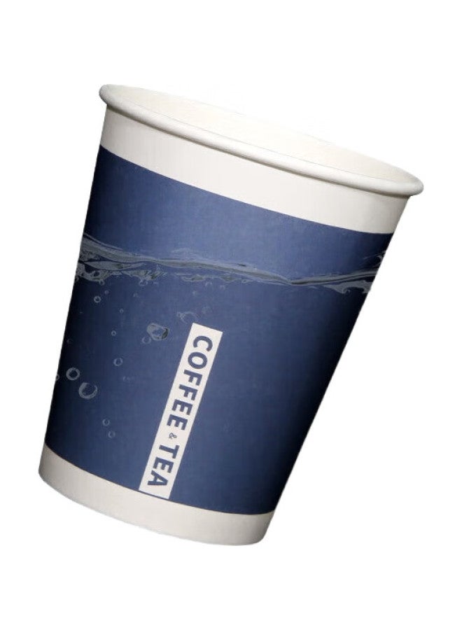 Pinyu Disposable Cups, Thick Paper Cups, 250Ml*100 Pieces, Business Water Cups, Office Vip Reception, Home Use, Scald-Proof Cups - Image 1